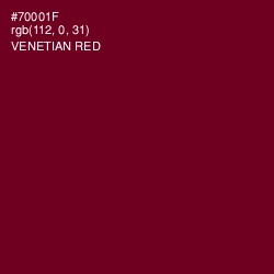 #70001F - Venetian Red Color Image